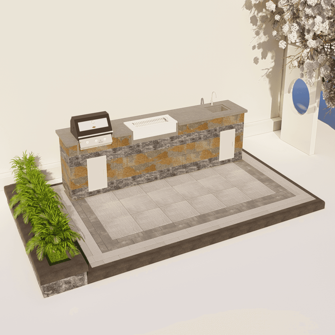 Outdoor Kitchen 4060 - 5.70 x 3.170 m